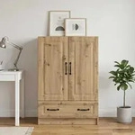 vidaXL Sideboard Artisan-Eiche 66 x 34,5 x 92 cm Holzwerkstoff