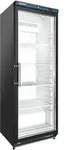 GastroHero Lagerk&uuml;hlschrank ECO 400 Glast&uuml;r Schwarz 336 Liter LED Beleuchtung