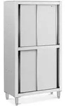 Royal Catering Edelstahl Geschirrschrank - 1000 x 500 x 1800 mm -