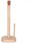 Relaxdays K&uuml;chenrollenhalter stehend, Buchenholz, H x B x T: 35 x 13 x 13 cm,