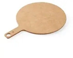 HENDI Pizzabrett mit Griff, ⌀406x(H)6mm