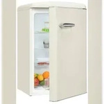 Exquisit Retro Vollraumk&uuml;hlschrank RKS120-V-H-160C magnolienweiss |...