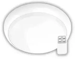 ENOVALITE LED Aufbauleuchte ELED200120RC 18 W 3000 K, 4000 K, 6000 K einstellbar in