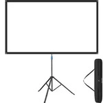 TecTake GmbH tectake Beamer-Leinwand Cinema mit Stativ 72 Zoll 183cm 16:9 4K HD