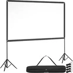 TecTake GmbH tectake Beamer-Leinwand Cinema mobile Projektionsleinwand klappbare