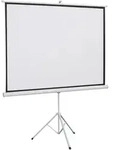 HOMCOM - Beamer Leinwand - 171L x 131H cm - wei&szlig;