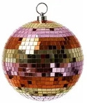 SATISFIRE Spiegelkugel 20cm pastellfarben Discokugel Mirrorball Party Disko Deko