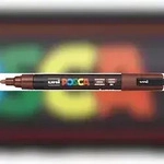 uni-ball Faber Castell Marker UNI POSCA PC-5M 1,8-2,5 kakao braun