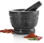 Lacor - 60516 - M&ouml;rser Und Stampfe Der Granit16X12 Cms