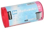 Starpak 500 M&uuml;lls&auml;cke, HDPE 70 l 100 cm x 58 cm rot