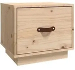 vidaXL Nachttisch 40x34x35 cm Massivholz Kiefer