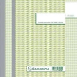 Exacompta 3250E 10x Durchschreibebuch A5 kariert 50 Blatt, doppelte Ausf&uuml;hrung...