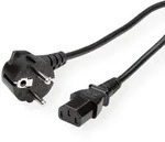 ROLINE GREEN Netzkabel, gerade IEC-Buchse, schwarz, 1,8 m