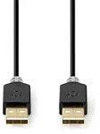 Nedis USB-Kabel - USB 2.0 - USB-A Stecker - USB-A Stecker - 480 Mbps - Vergoldet -