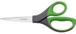 Q-Connect Premiumschere 21 cm mit Designgriffen schwarz/gr&uuml;n