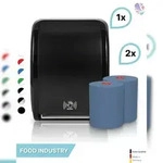 Blanc HYGIENIC SET: Handtuchrollenspender SENSOR, ber&uuml;hrungslos, Blanc Cosmos + 2