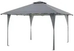 COSTWAY Pop-up Pavillon 4x4m, h&ouml;henverstellbar, Doppeldach & Tasche,...