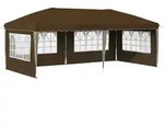 vidaXL Pop-up Partyzelt 575 x 289 x 245 cm Taupe