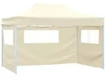 vidaXL Partyzelt 291 x 431 x 315 cm Creme Oxford-Stoff