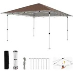 COSTWAY Pavillon, wasserabweisender stabiler winterfester Faltpavillon,...
