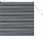 vidaXL Venezianische Jalousien Dunkelgrau 130 x 135 cm Aluminium