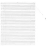 vidaXL Venezianische Jalousien Wei&szlig; 130 x 105 cm Aluminium
