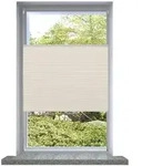 vidaXL Plissee Faltrollo Rollo Plisseerollo 100x150cm Creme
