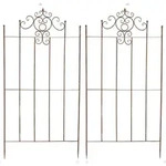 CLP 2er Set Rankgitter Paula 170 x 86 cm antik braun