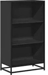 vidaXL B&uuml;cherregal Schwarz 60x35x107,5 cm Holzwerkstoff