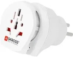 SKROSS Adapter Country Combo World to Israel 2- und 3-polig wei&szlig; (1er Faltschachtel)