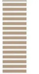 vidaXL Doppelrollo Sandbraun 75x200 cm Stoffbreite 70,9 cm Polyester