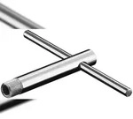 Goobay 11852 F-Montageknebel f&uuml;r F-Stecker, Silber - Montagehilfe f&uuml;r F-Stecker zur