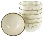 CreaTable Nature Collection Creme Dipschale 6-tlg Steinzeug