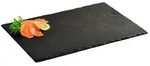 KESPER Servierplatte aus Schiefer, 40 x 30 x 0,6 - 0,7 cm