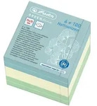 Herlitz 50033430, Rechteck, Blau, Gr&uuml;n, Gelb, Papier, 75 mm, 75 mm, 600 Bl&auml;tter