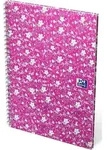 OXFORD FloraL Notizbuch DIN A5 Liniert Spiralbindung Hardcover Farbig sortiert...