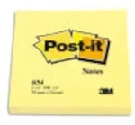 Post-it 654-NY Haftnotizen 76 x 76 mm neongelb(S)
