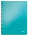 LEITZ Collegeblock WOW A4, kariert, eisblau, 4-fach gelocht, mikroperforiert,