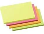 Soennecken Haftnotiz 5835 125x75mm neonfarben 4x100Blatt 4 St./Pack.