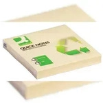 Q-Connect&reg; KF05609 Haftnotizen Recycling - 76 x 76 mm, gelb