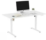 Schreibtisch Worktime 160 x 80 elektrisch h&ouml;henverstellbar wei&szlig; hjh OFFICE