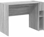 vidaXL Schreibtisch Graues Sonoma 109 x 50 x 78 cm Holzwerkstoff