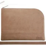 Rhodiarama Etui aus Kunstleder mit Rei&szlig;verschluss, 21x28 cm - Taupe 116725C