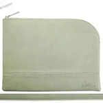 Rhodiarama Etui aus Kunstleder mit Rei&szlig;verschluss, 21x28 cm - Seladon 116733C