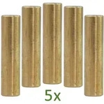 Baumarktplus 5er Set Scherstift f&uuml;r Seilzug 1,6t & 3,2t Messing &Oslash;7 mm Ersatzstifte