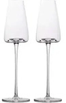 Intirilife 2x Champagner Glas mit modernen Design - 220 ml F&uuml;llmenge - Sekt...