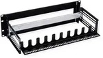VALUE 19-Zoll-Tragrahmen f&uuml;r Hutschienenger&auml;te, 3HE, schwarz