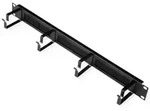 ROLINE 19-Zoll Rangierpanel 1 HE, mit B&uuml;rstenleiste 44x60mm schwarz