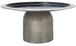 Kayoom Kuchenplatte Esmeralda Deco 300 Silber / Dunkelblau