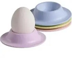 APS 4er Set Eierbecher &Oslash; 8,5 cm, H: 2 cm, Melamin, bunt